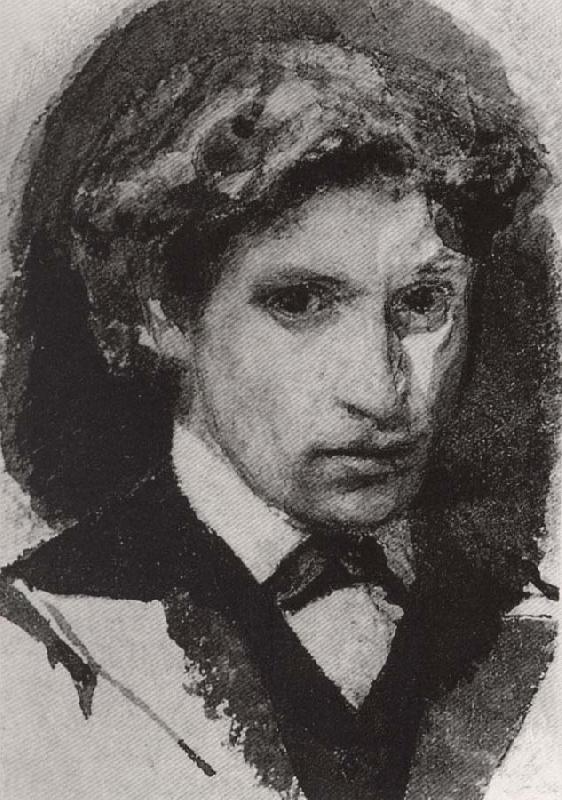 Mikhail Vrubel Self-Portrait Sweden oil painting art